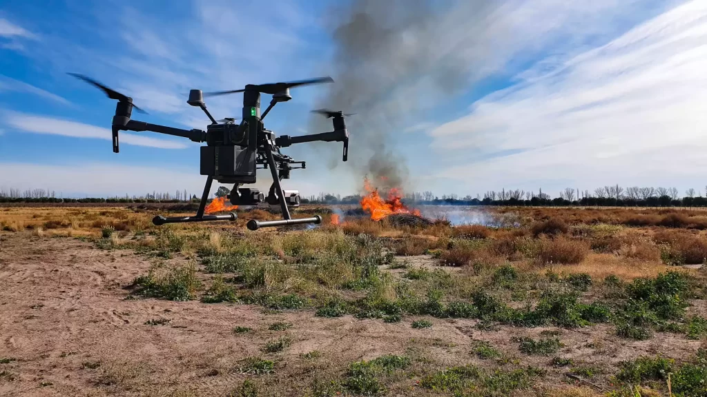 telecamere e droni contro gli incendi